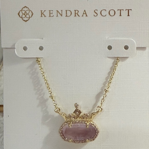 Kendra Scott Jewelry - Disney Kendra Scott Elisa Princess Pendant Necklace Gold Lavender